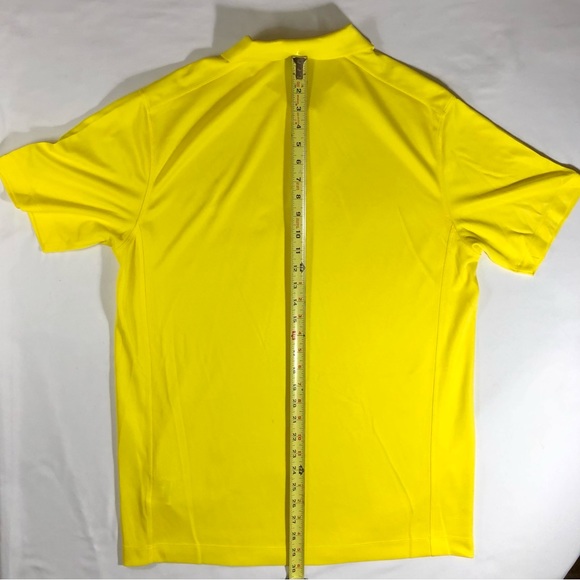 Men’s Nike Golf Polo Large Dri-Fit Yellow Lightweight - Picture 11 of 11